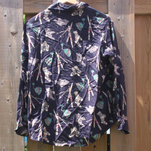 Eddie Bauer SKT Blouse BUTTON UP Women's Size M - Picture 2 of 4